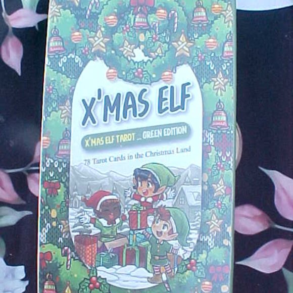 LOT 2 CHRISTMAS Tarot Card Decks Elf on a Shelf plus RARE Vintage Santa Art - Picture 7 of 8
